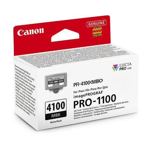 Canon PFI4100 Matte Black Ink Cartridge OEM