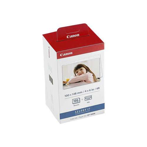 Canon KP108IN Ink and Paper Packet of  OEM