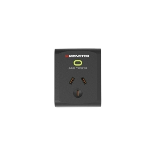 Monster 1-Port Surge Black
