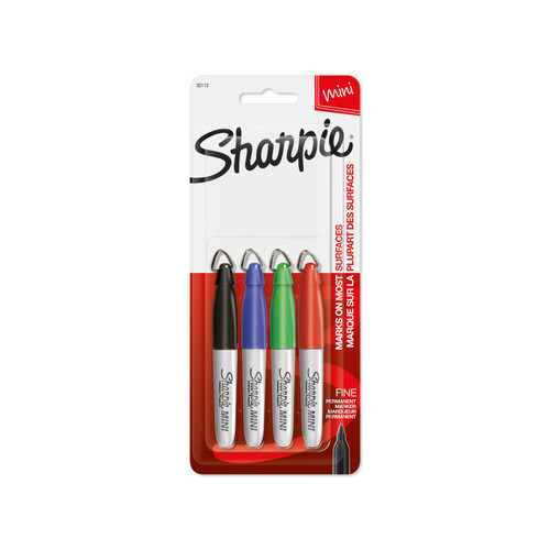 Sharpie Pen Fine Mini Packet of 4 Boxes X 6