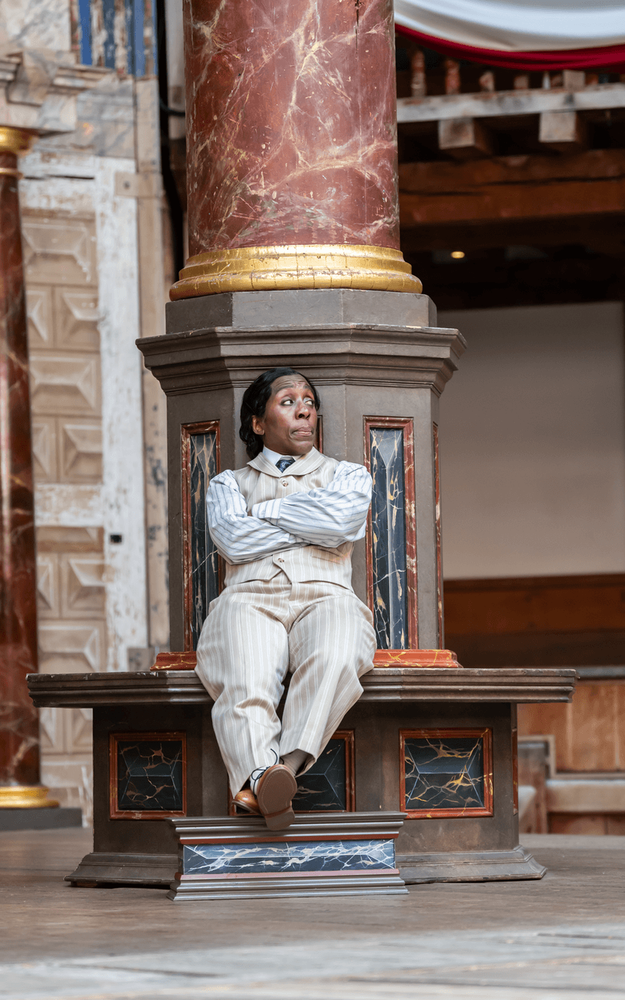 Alison Halstead as Batwa in Princess Essex. Photography by Johan Persson.